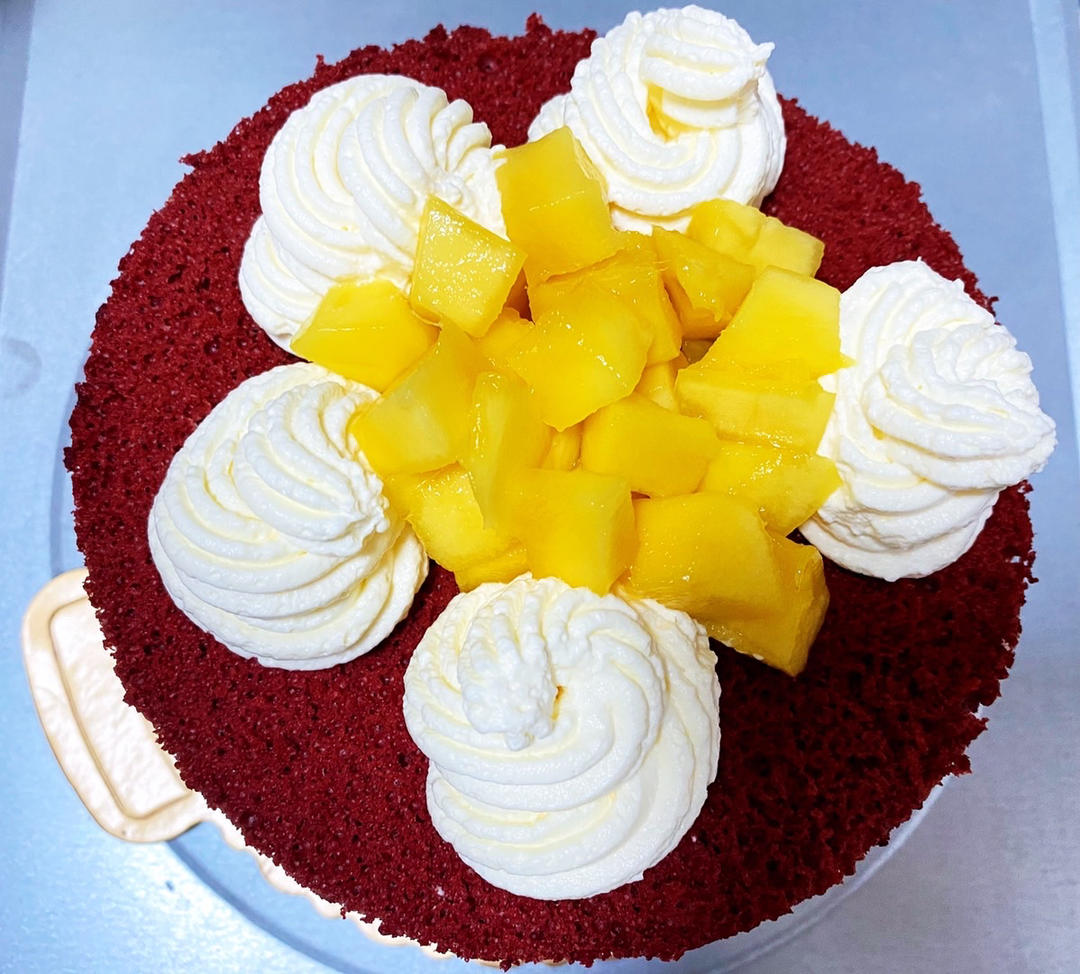 暖心红丝绒蛋糕［6寸绵软戚风版 ］