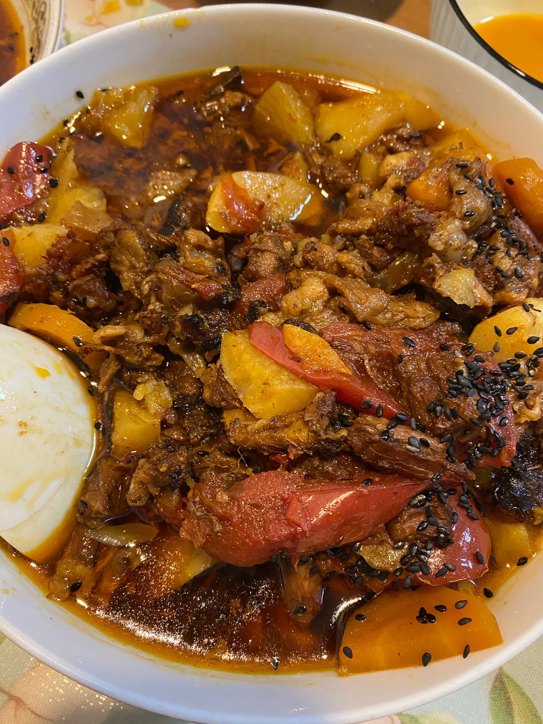 完胜刘一锅的 筋头巴脑炖土豆胡萝卜