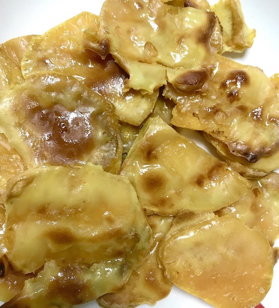 酥软香甜，简单易做的烤红薯片㊙️好吃还不胖