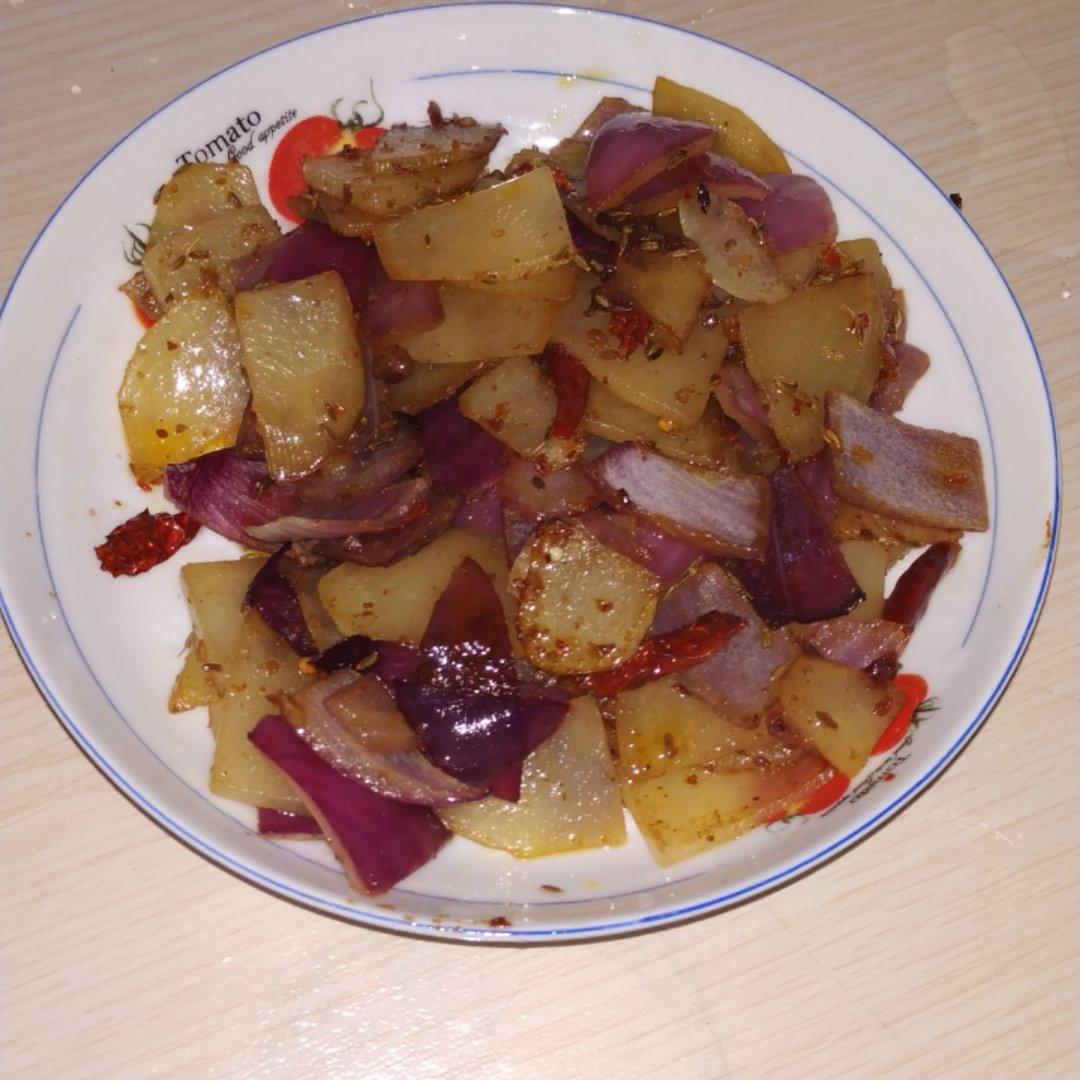 孜然洋葱土豆片