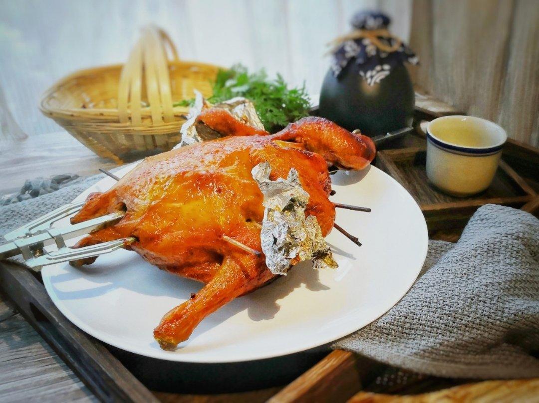 椒盐脆皮烤鸡（北鼎食谱）