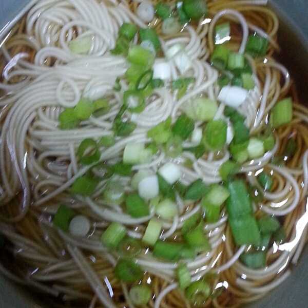 小葱麻油酱油面