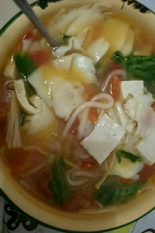 西红柿鸡蛋面片 （内附揪面片教程）