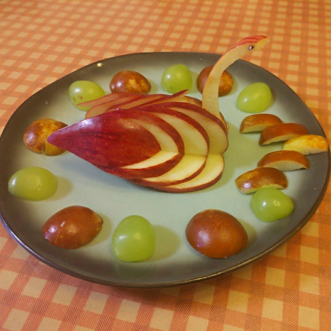 苹果天鹅(水果拼盘)的全部作品