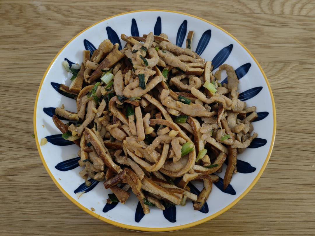 豆干炒肉丝