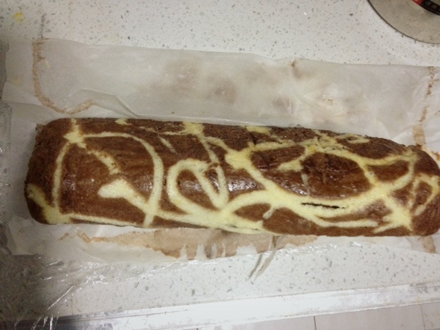 超萌长颈鹿蛋糕卷