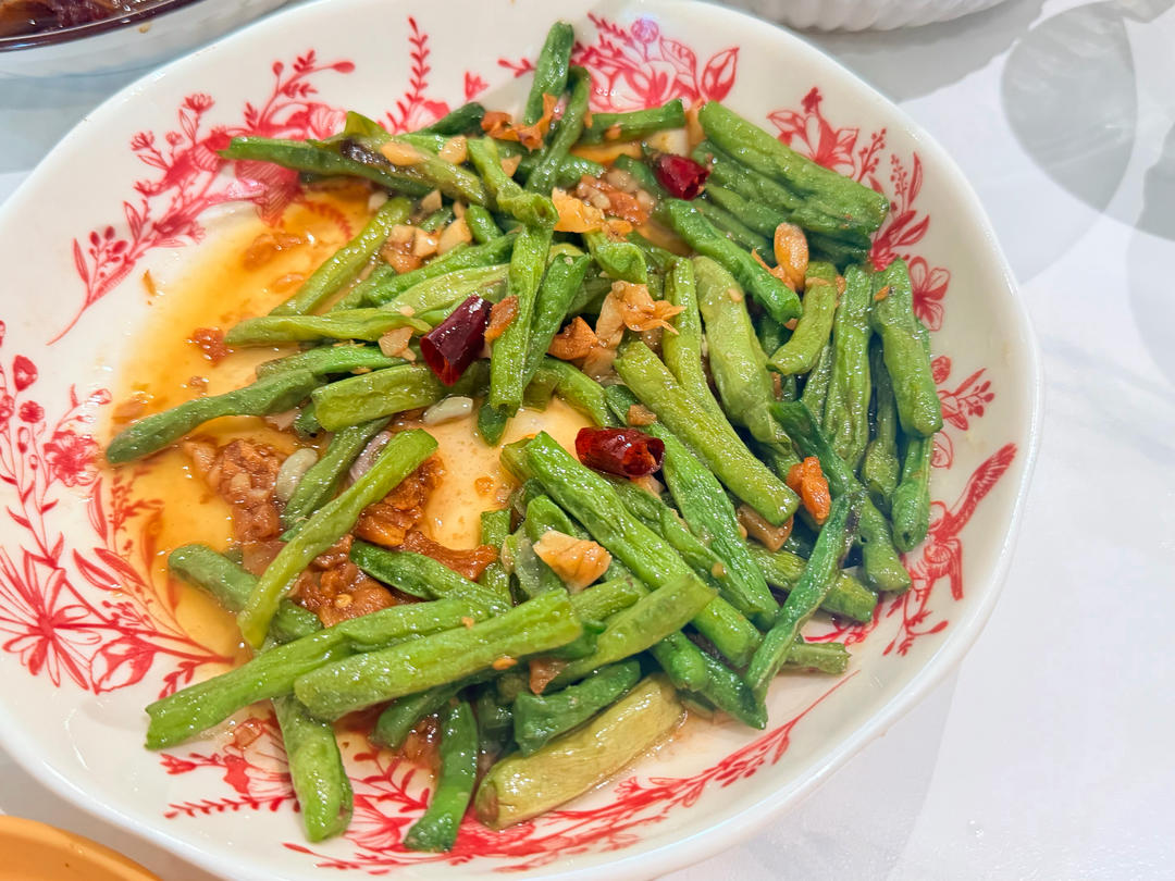 超下饭～蒜末豇豆