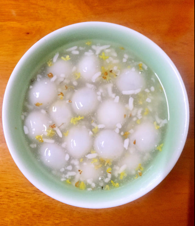 桂花酒酿圆子