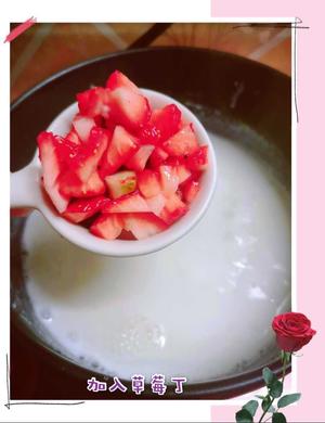 18m+ 草莓牛奶布丁的做法 步骤5