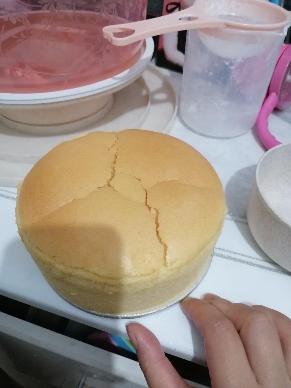 零失败6寸戚风蛋糕（十分钟制作，合适新手宝宝）