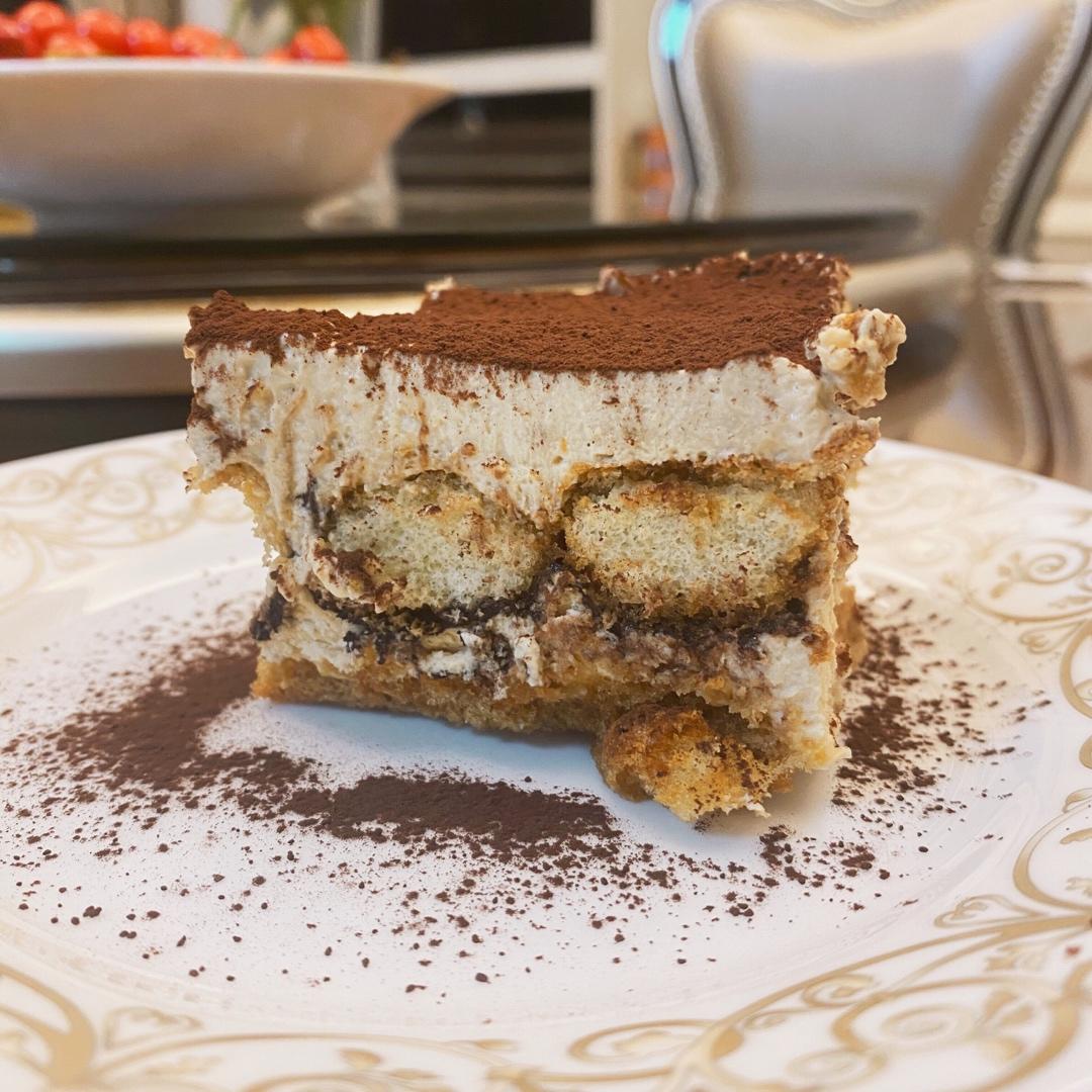 意大利提拉米苏Tiramisu(全熟、无吉利丁版)超详细