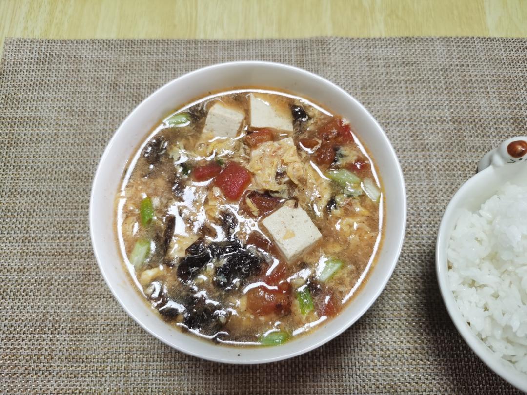酸辣豆腐汤
