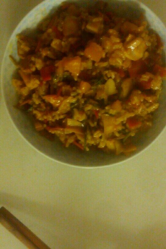 芋头排骨焖饭—有饭有肉有菜一人食