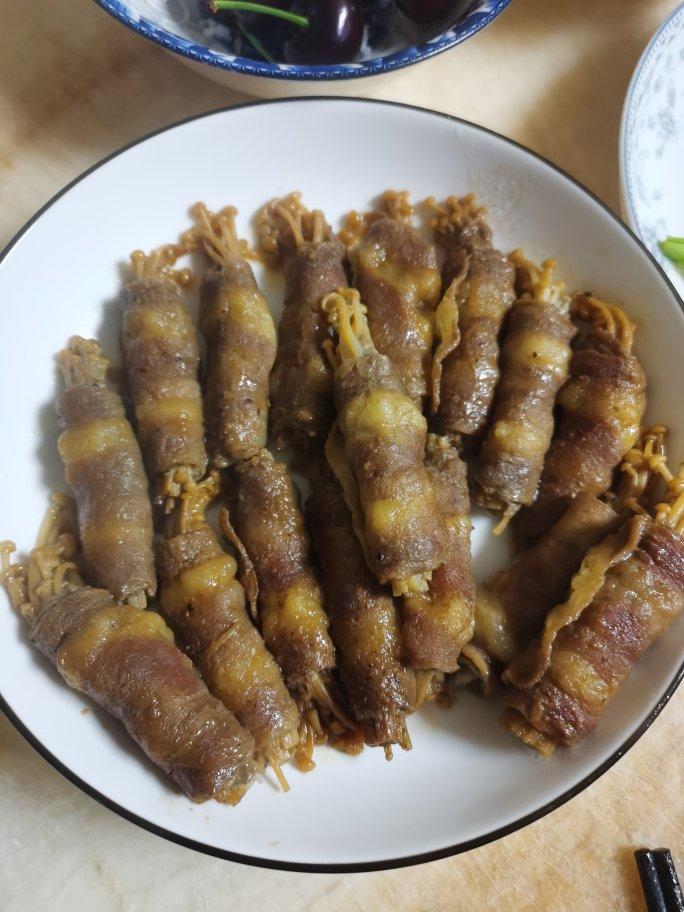 金针菇肥牛卷