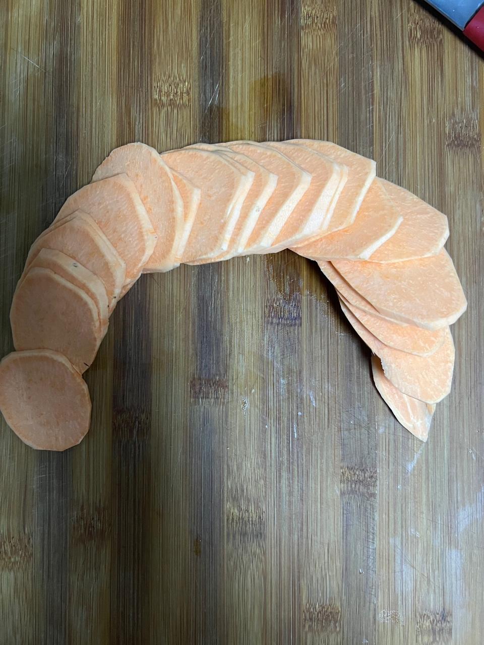 炸红薯脆片的做法 步骤2