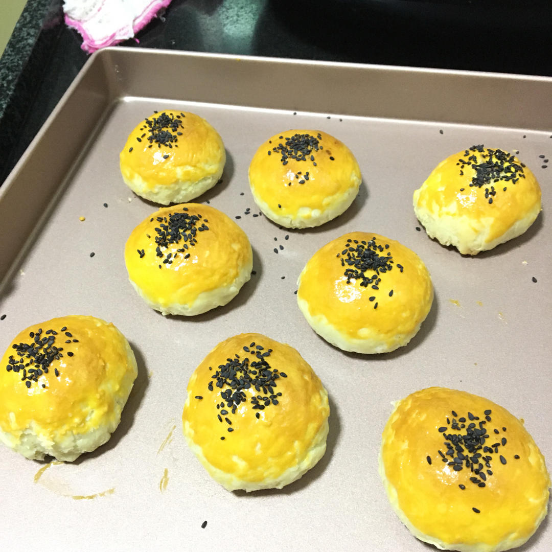 蛋黄酥，只需松弛一次的做法，适合新手