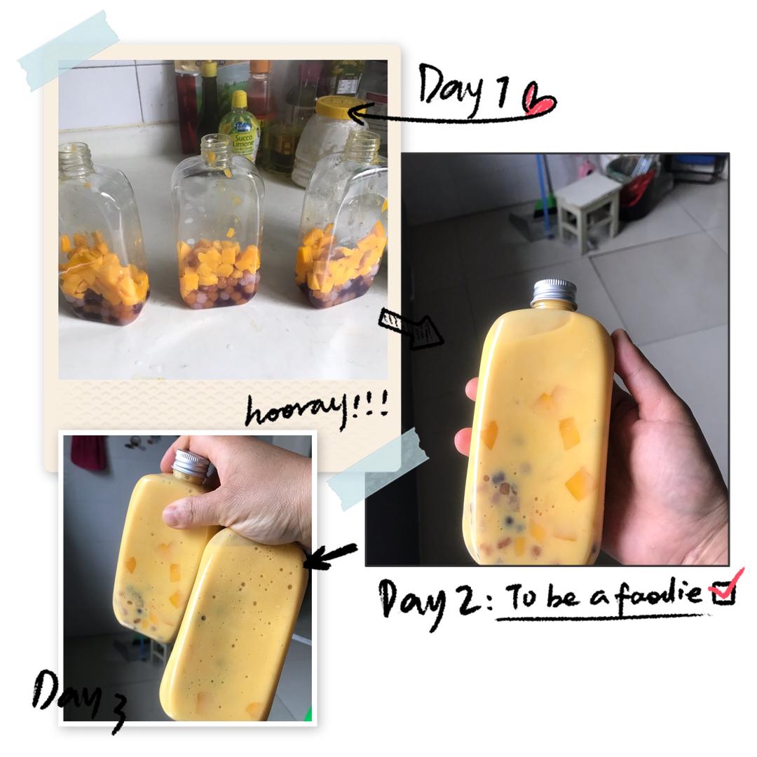 芒果芋圆露的做法