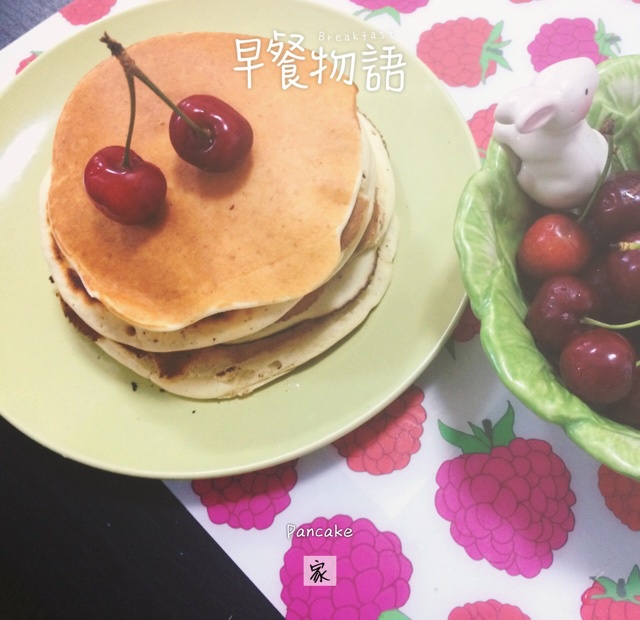 超级简单pancake【无黄油健康版】
