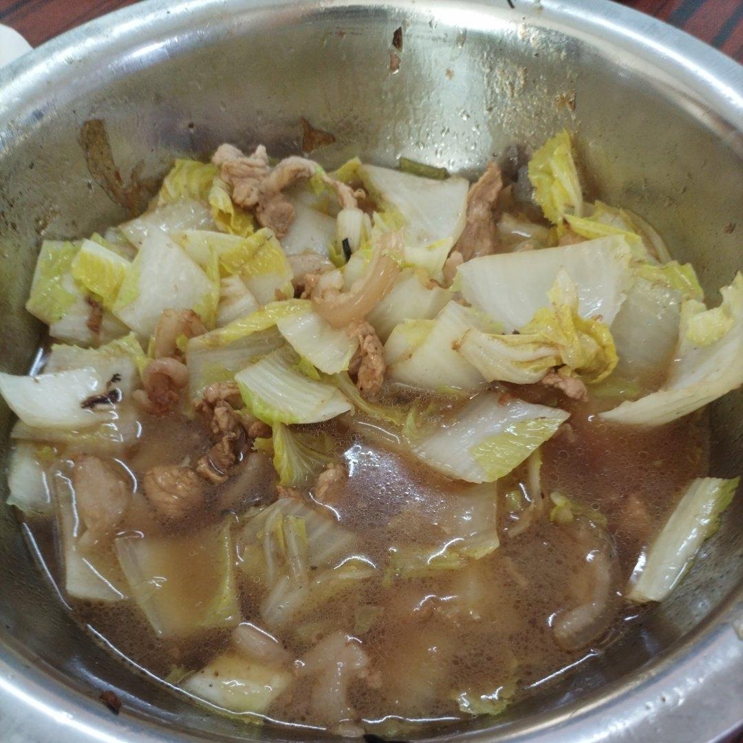 【两分钟快手下饭菜】娃娃菜炒肉片