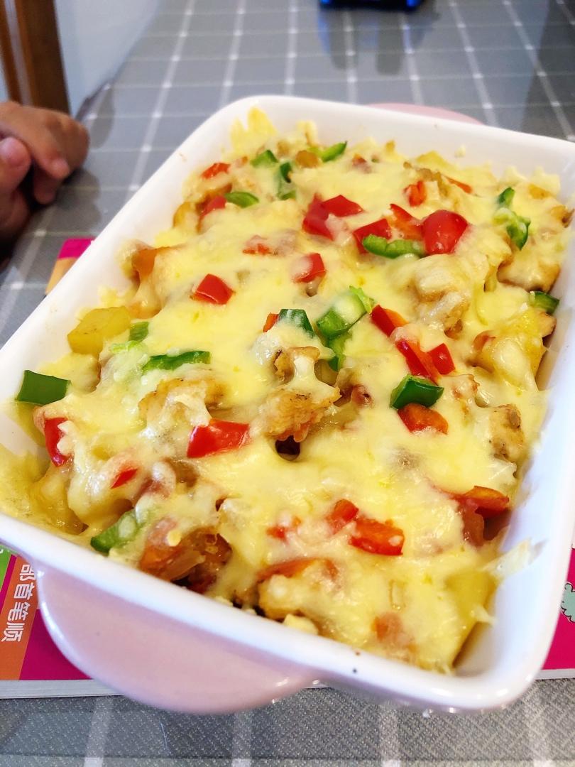 番茄鸡肉浓情焗饭【两人份】