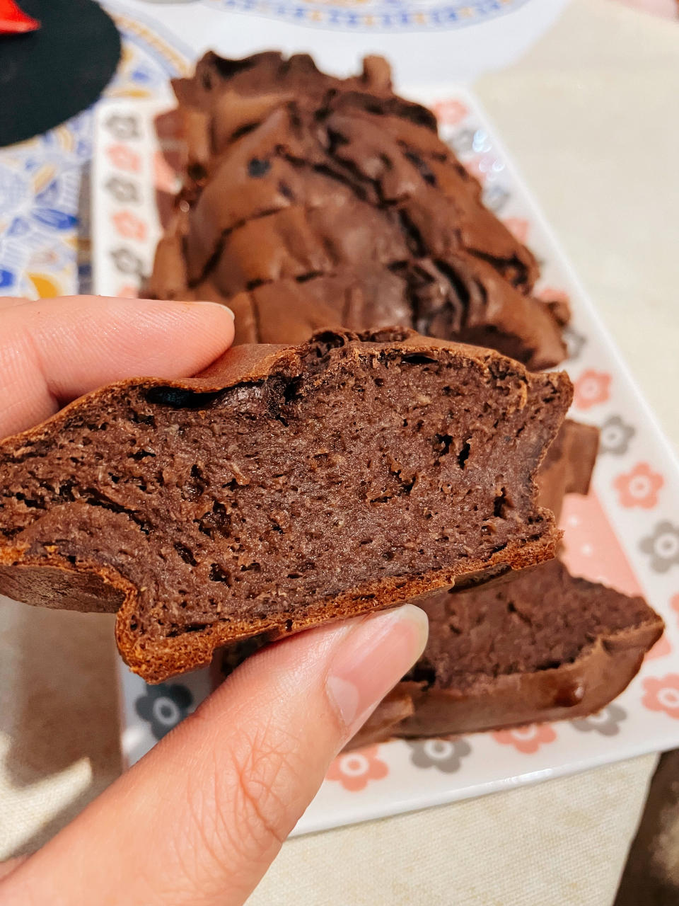 低脂香蕉可可布朗尼