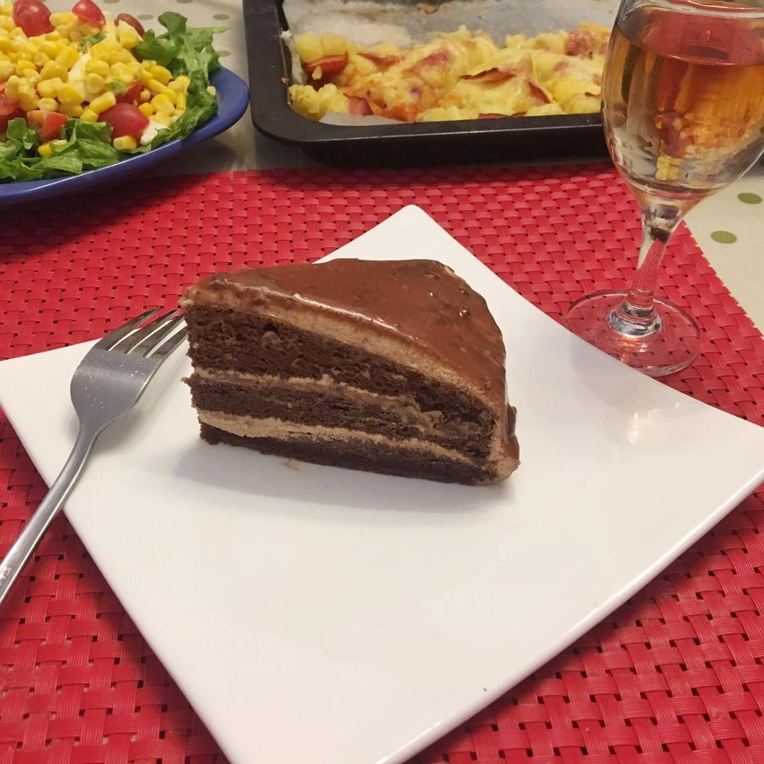 （视频菜谱）滴落巧克力蛋糕