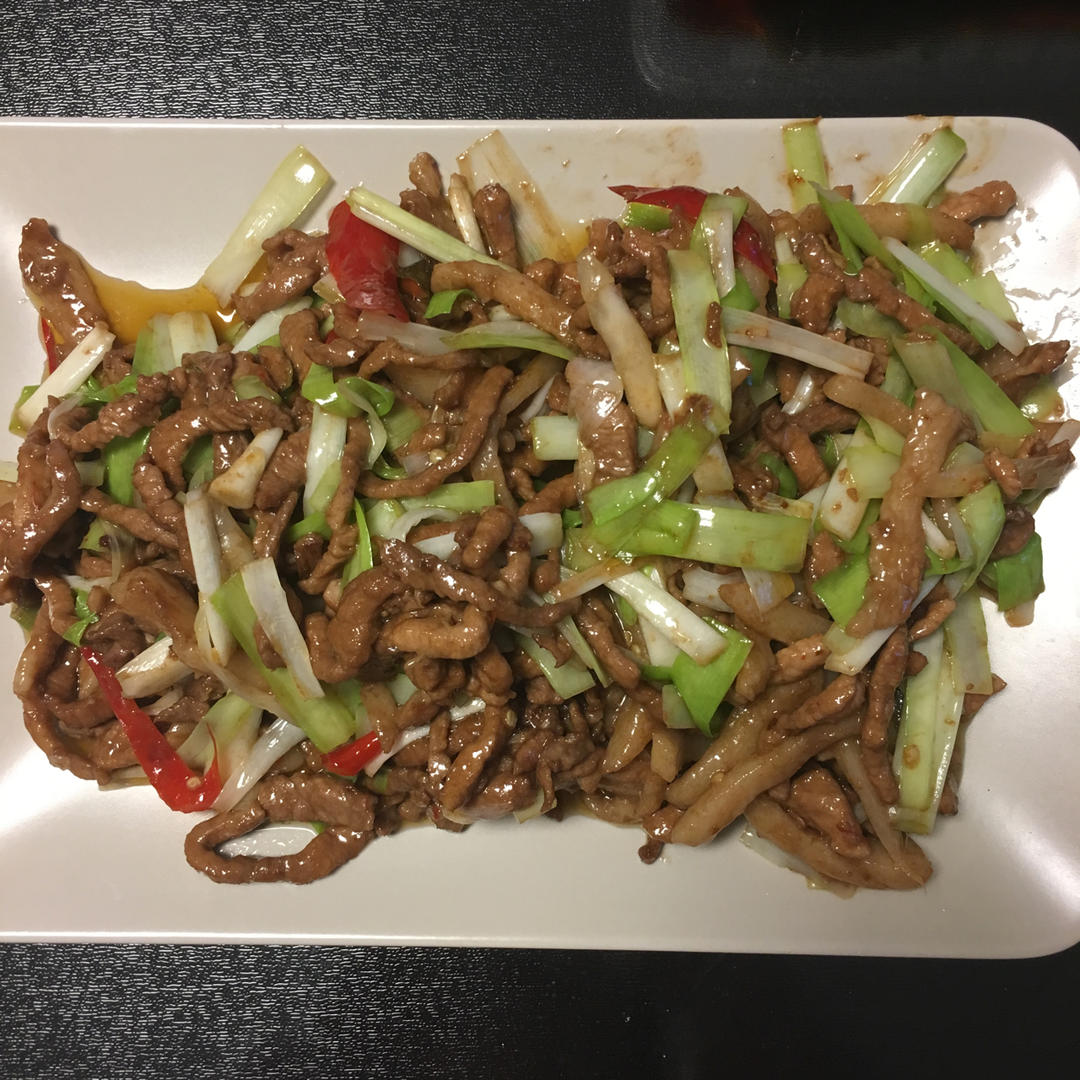 韭黄肉丝