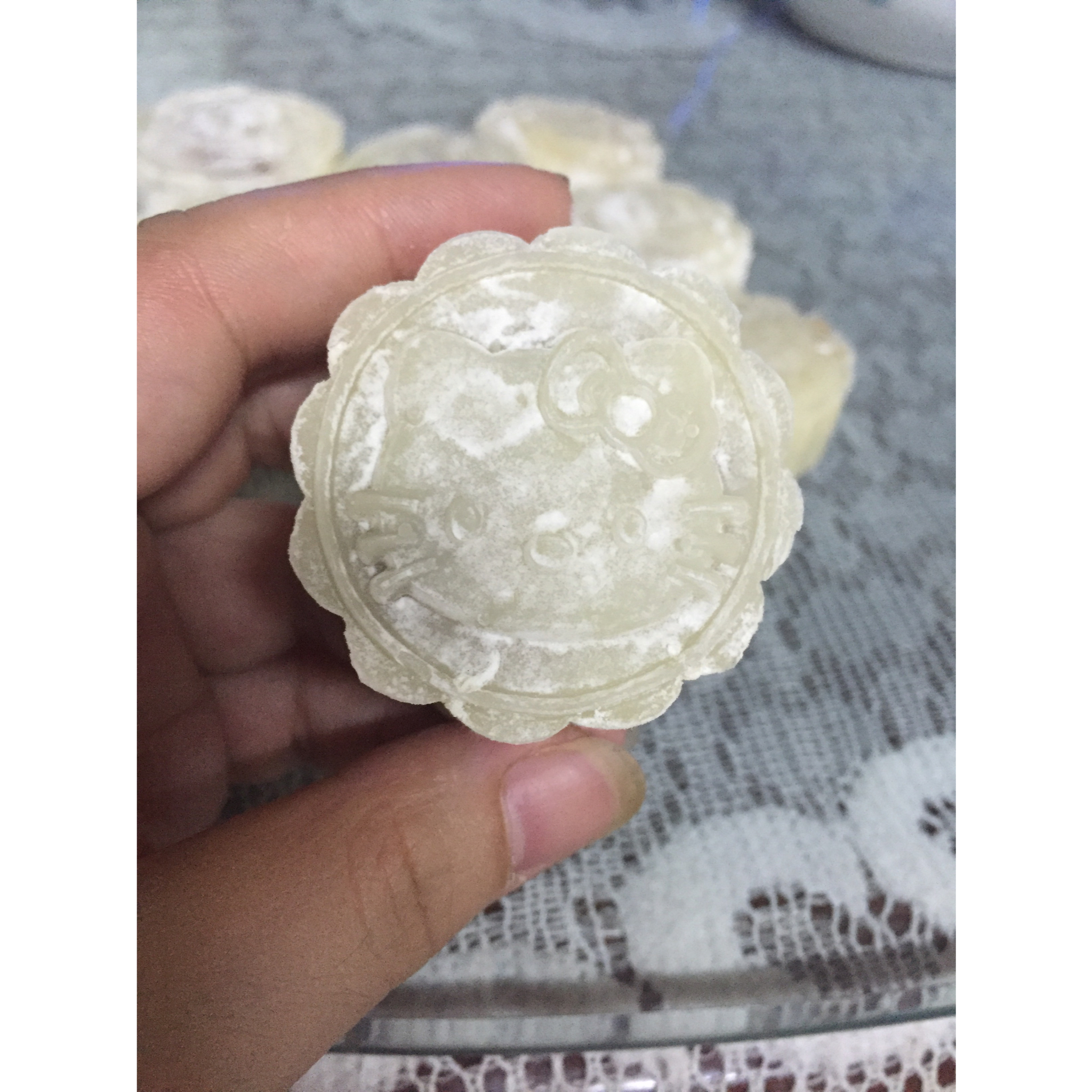 冰皮豆沙月饼