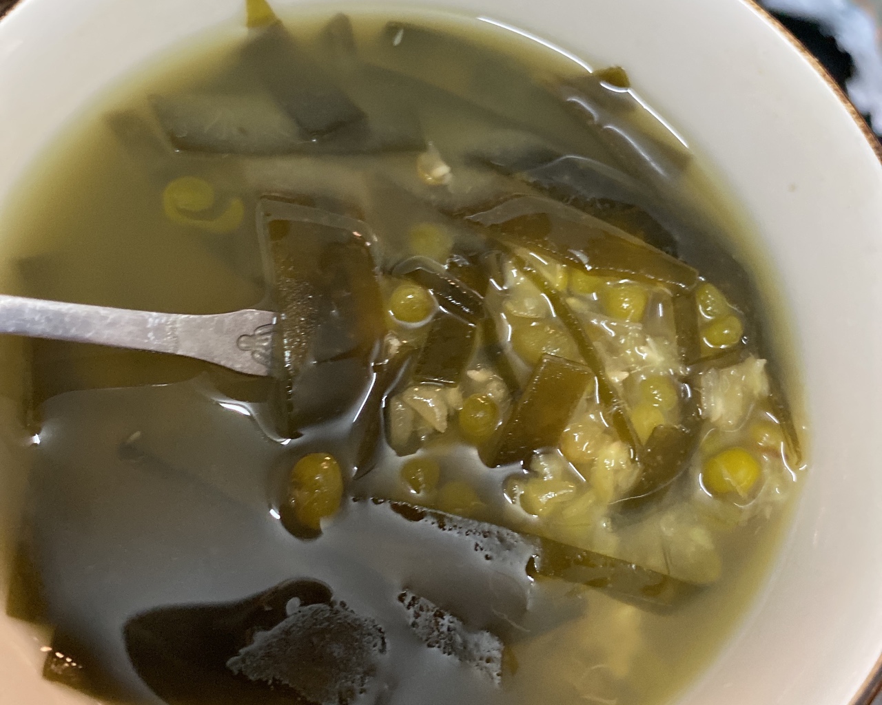 陈皮海带绿豆糖水的做法