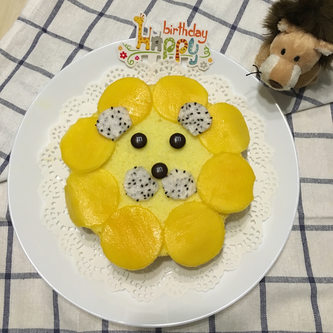 6寸原味戚风蛋糕