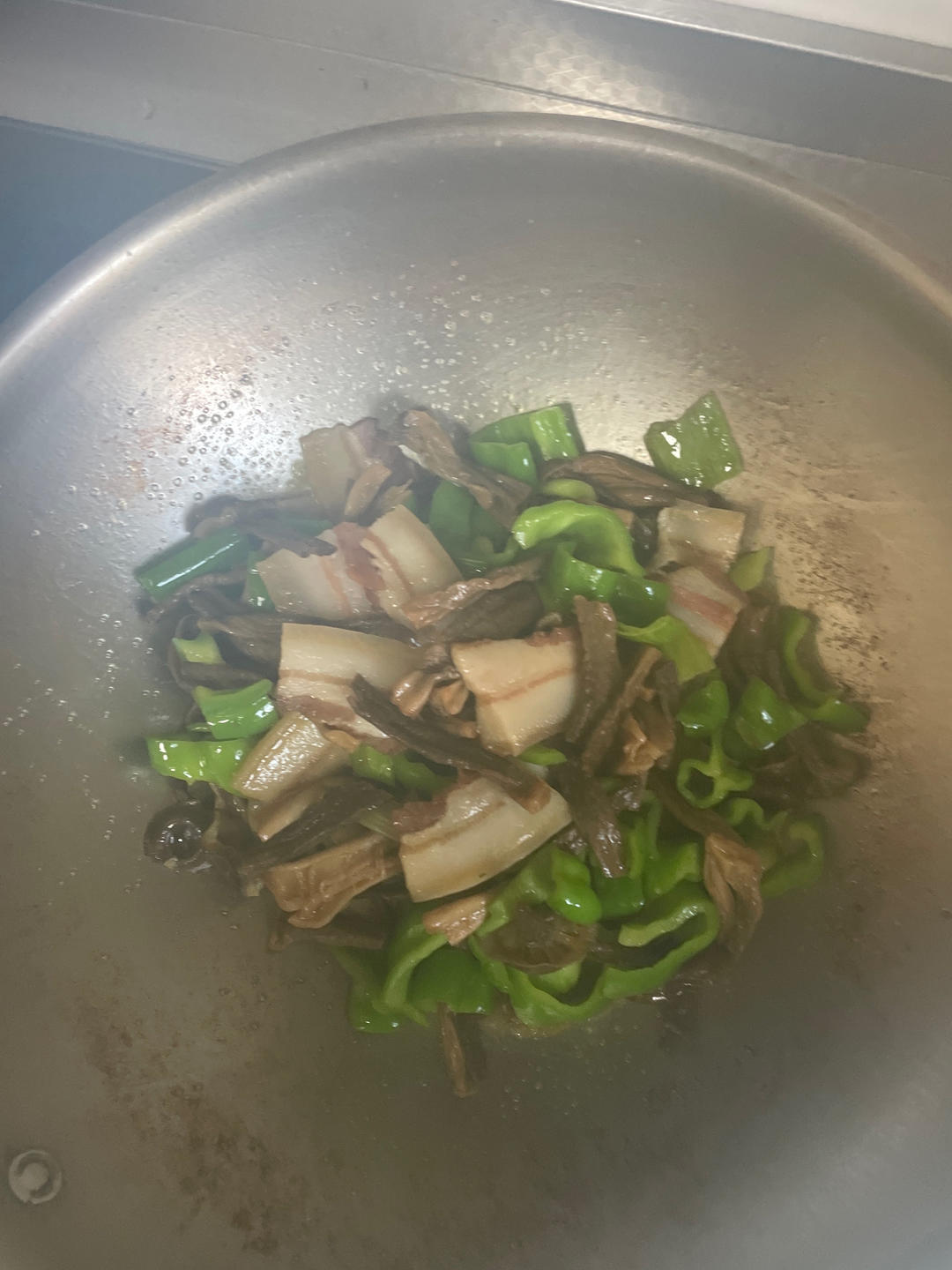 超好吃的快手菜爆炒鹿茸菇，搭配肉丝青椒超下饭