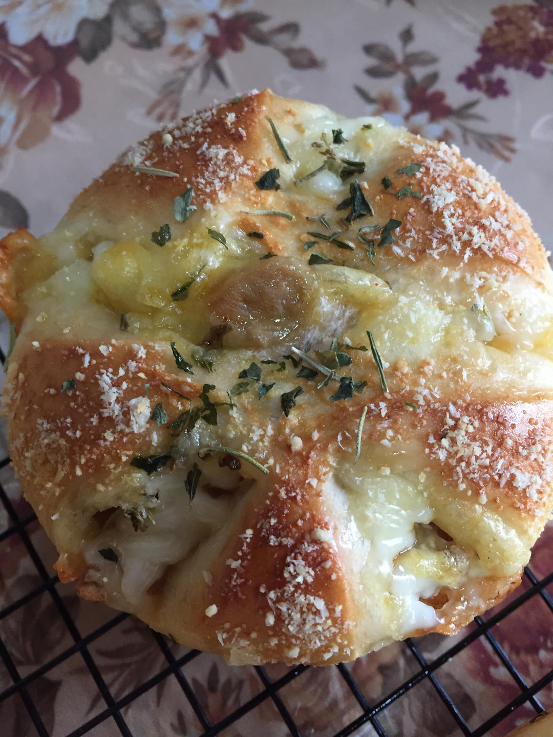 芝士新奥尔良鸡肉软欧包