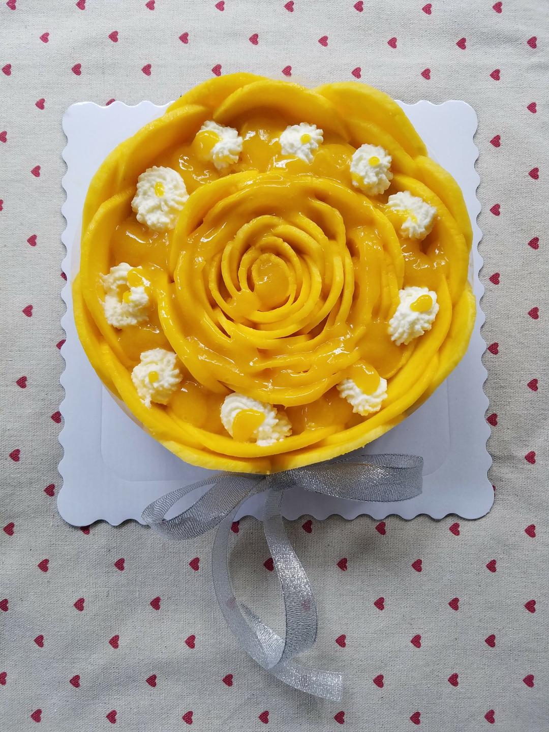 《Tinrry下午茶》教你做芒果流心慕斯（6寸配方）