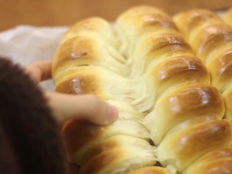 纯奶手撕吐司的做法 步骤1