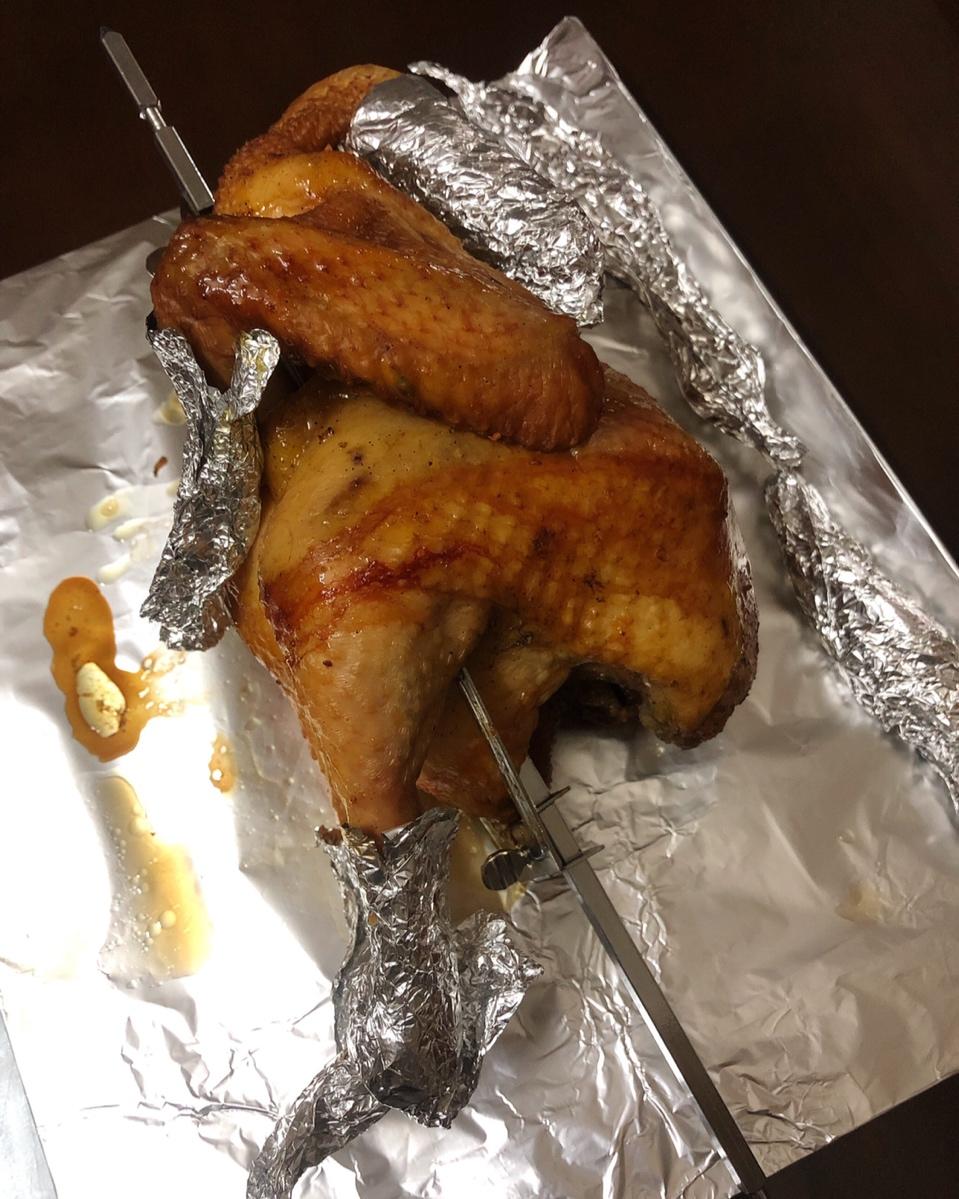 超简单的脆皮烤鸡