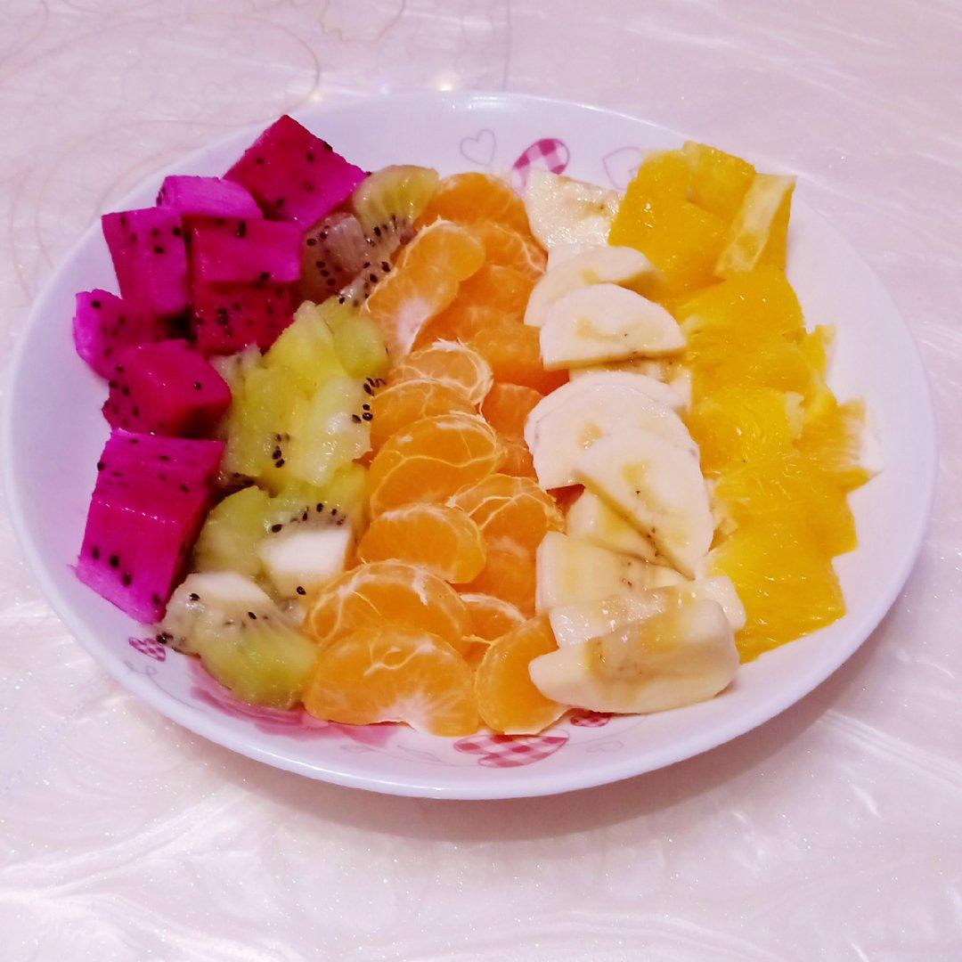 彩虹水果拼盘