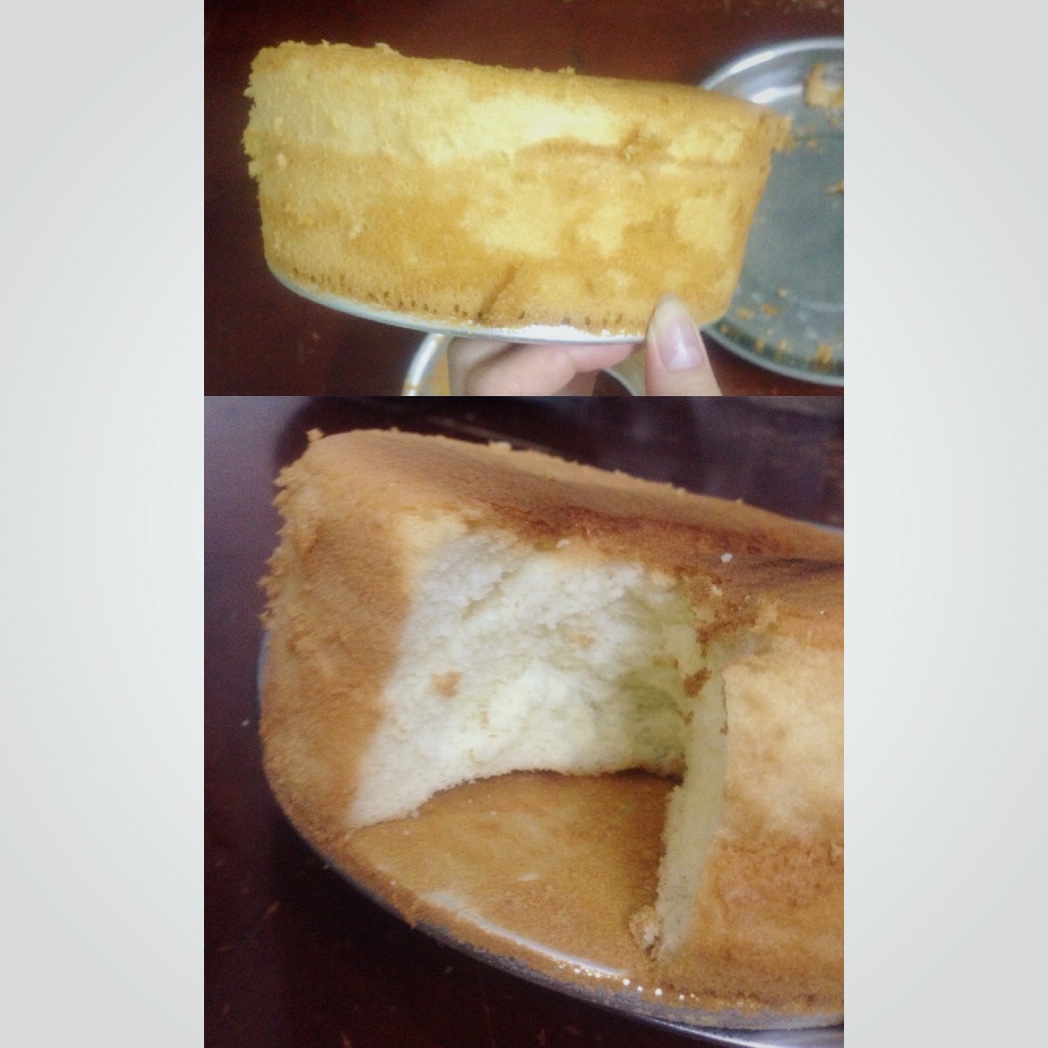 6寸原味戚风蛋糕