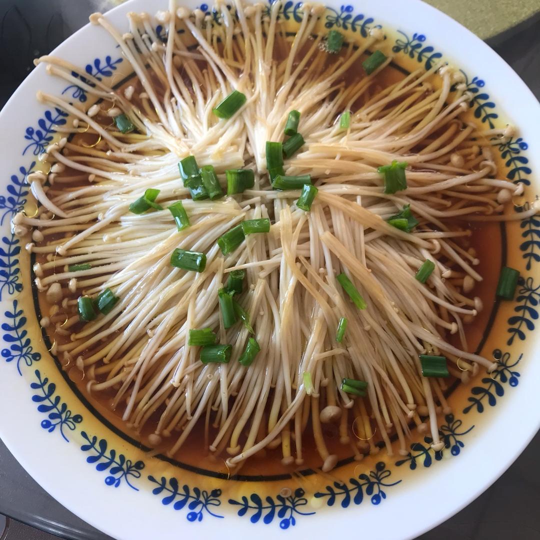 油泼金针菇