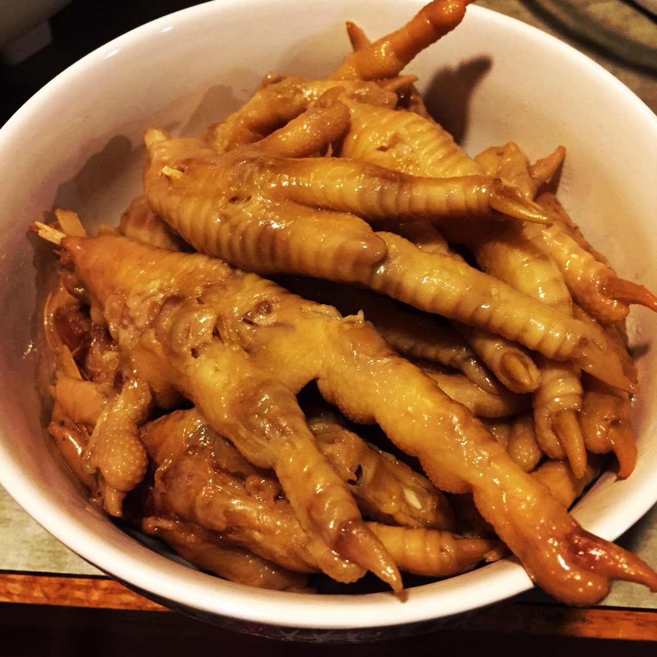 香辣卤鸡爪
