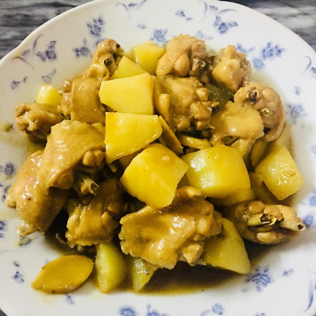 土豆炖鸡翅（快手零失败）