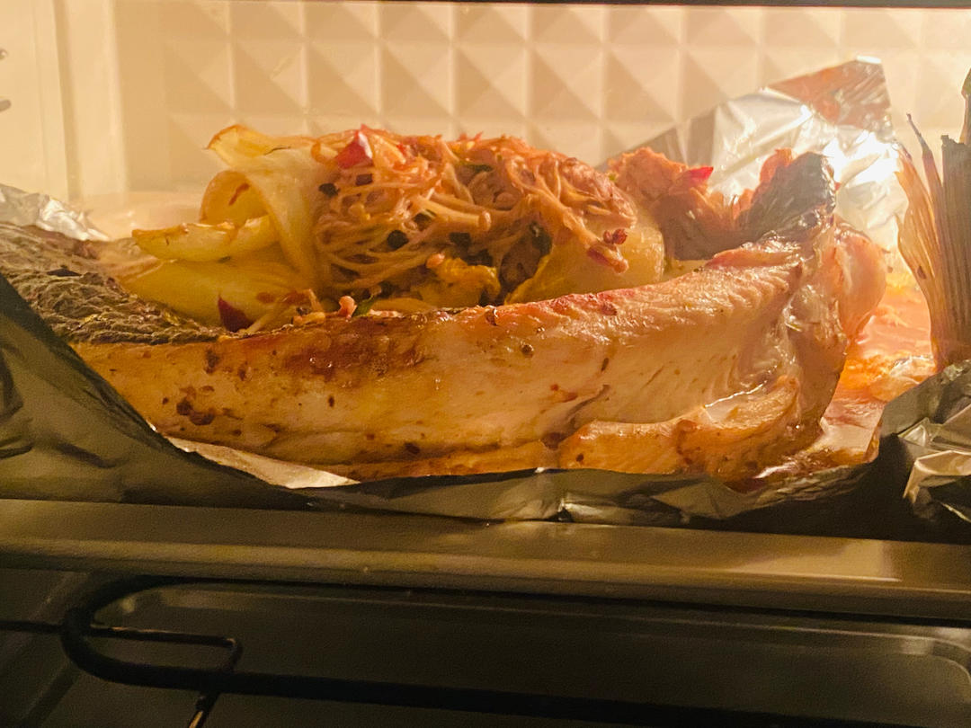 重庆烤鱼(烤箱版)爆好吃，爆简单