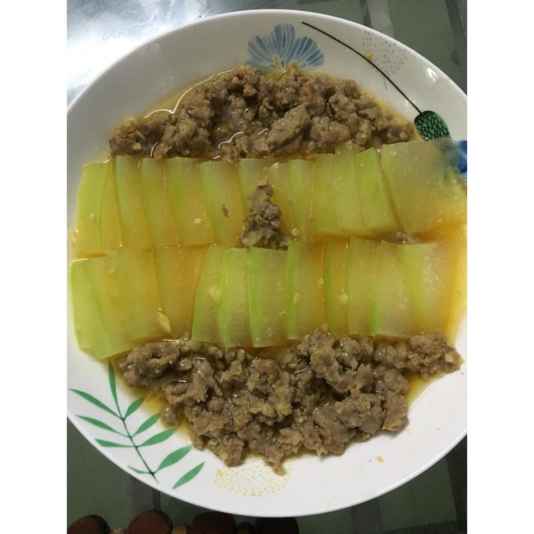 肉末蒸冬瓜