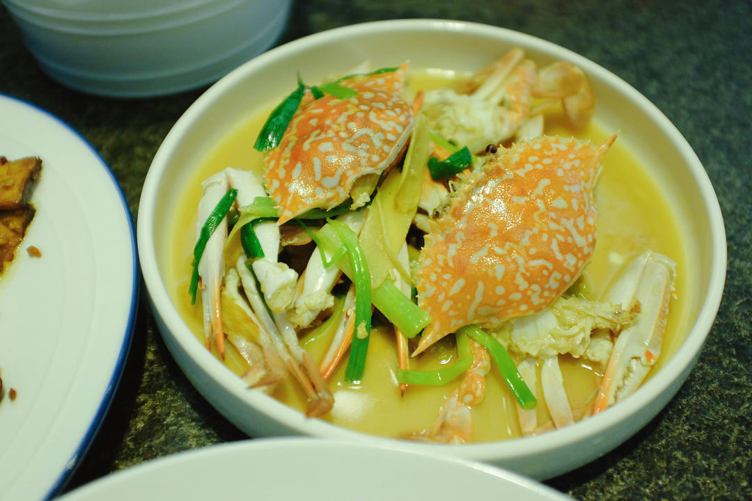 姜蒜爆炒兰花蟹😋超简单的快手菜，美味