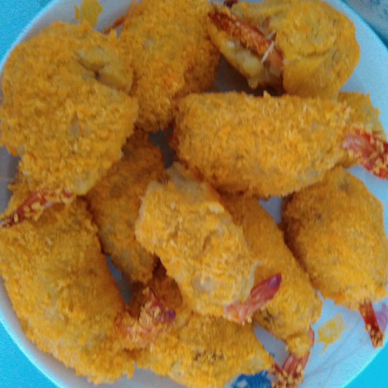 鲜虾可乐饼