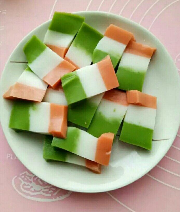 老妖是吃货做的彩色猪皮冻