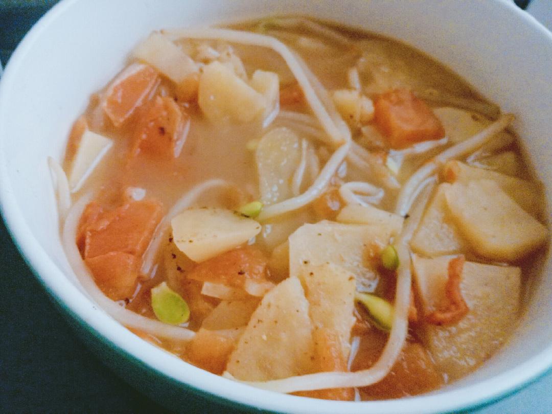 超级浓超好喝的番茄土豆汤