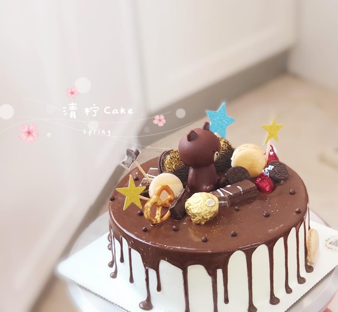 蛋糕淋面之一：甘那许淋面（详细解答淋面太稠的问题）