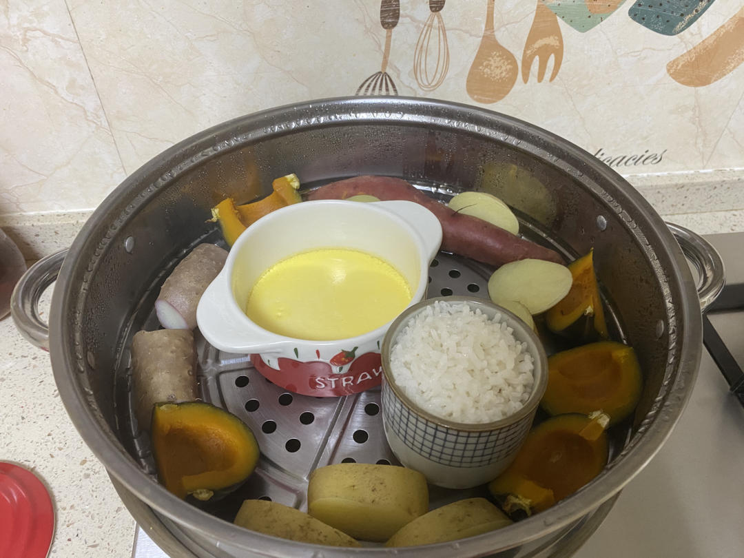 早餐不重样，中西式结合～