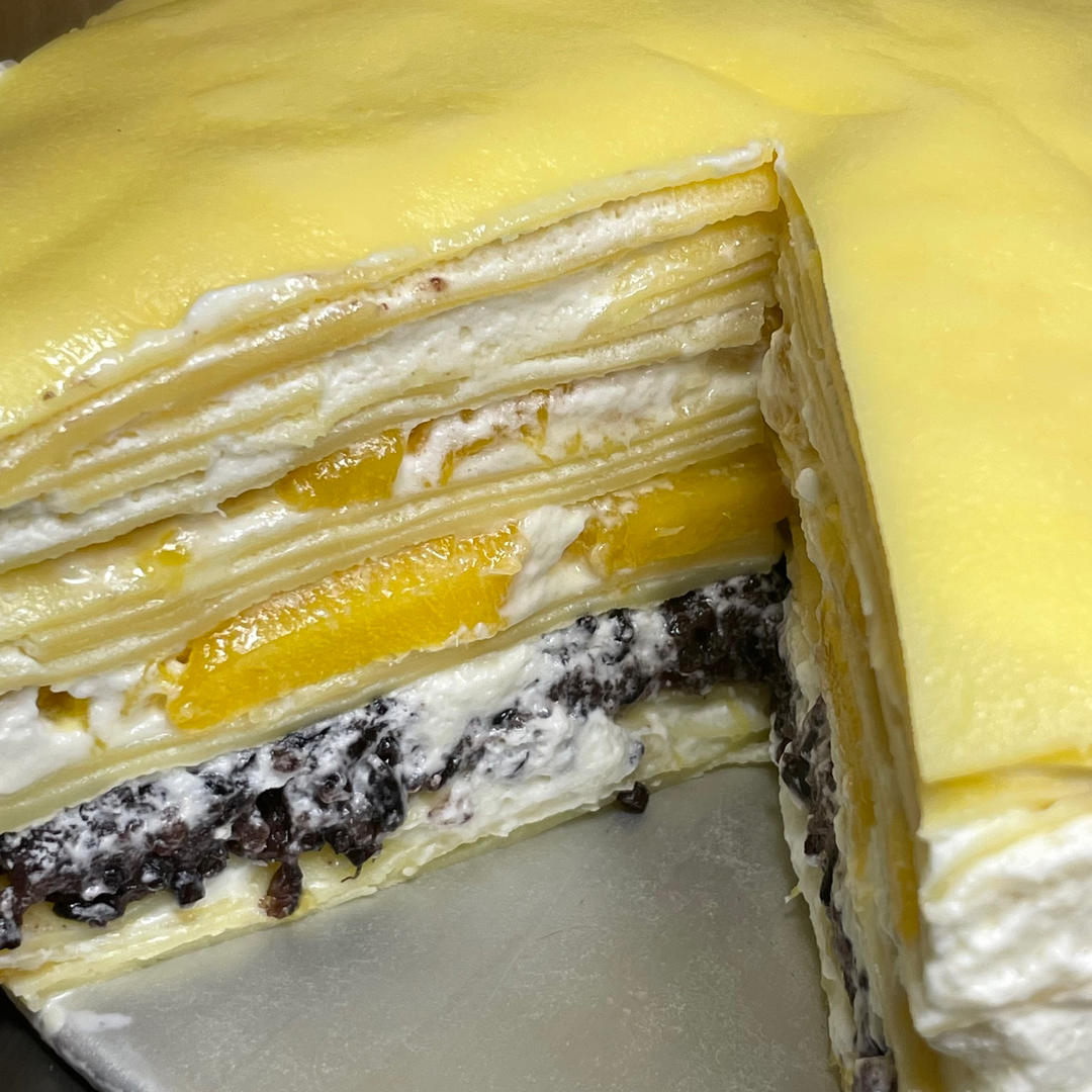 椰香芒果血糯米千层