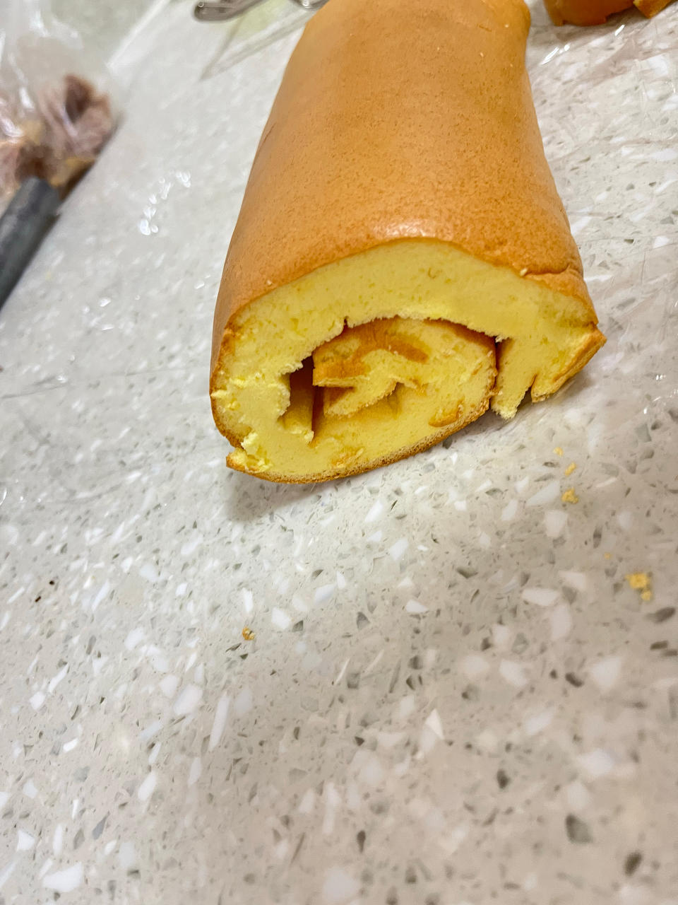 原味基础蛋糕卷(小五卷)